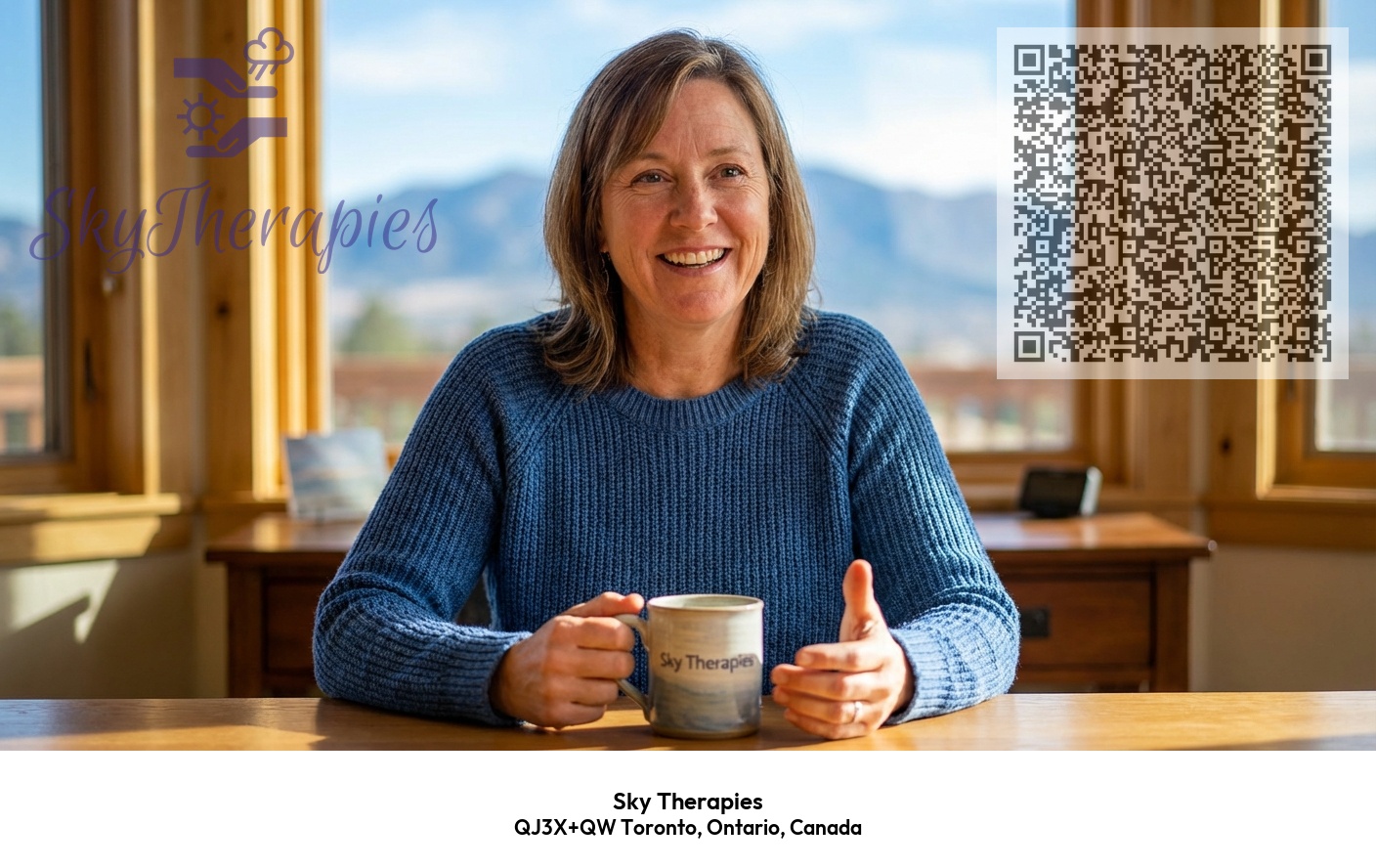 Sky Therapies online fibromyalgia therapy practice in Ontario, specializing in mind-body approaches to chronic pain
