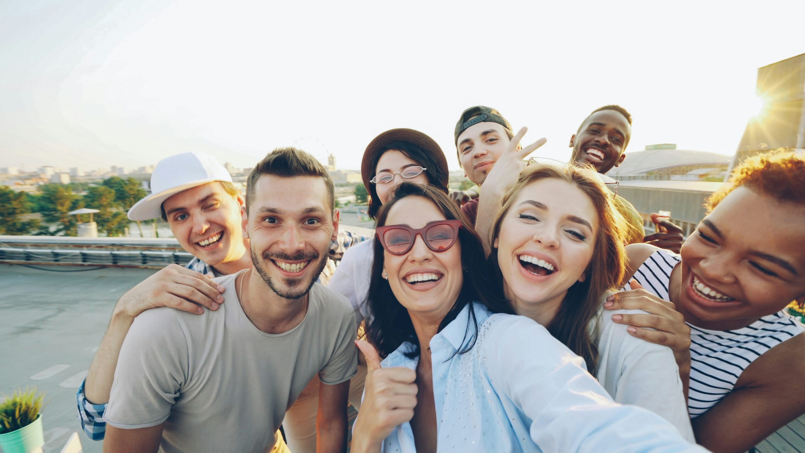 People connecting and laughing together at Sky Therapies